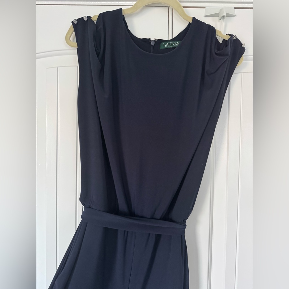 Navy Jumpsuit - dress up or down!